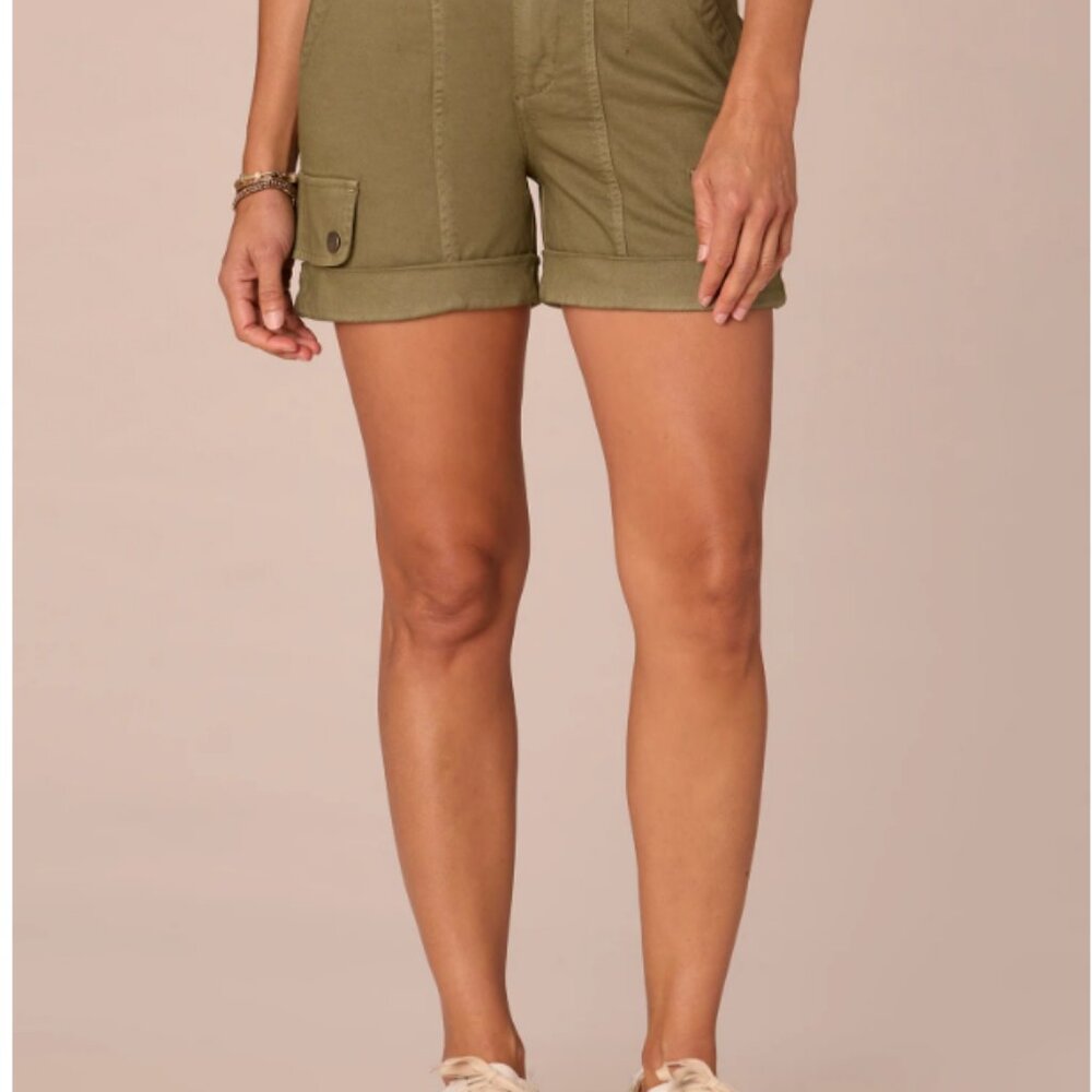 "Ab"solution Skyrise 4.5" Inseam Double Button Cargo Short WS-164 - Picture 4 of 4